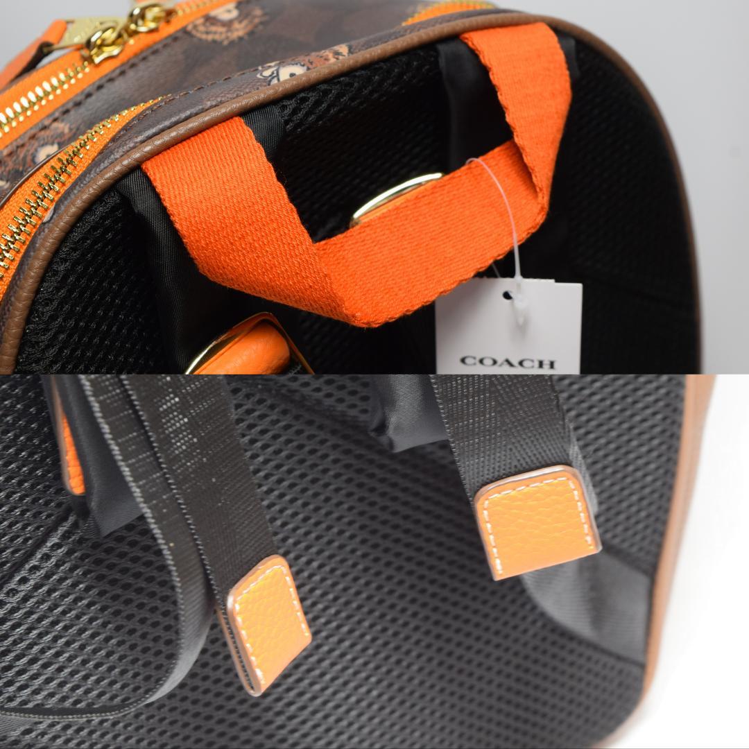 【新品未使用】COACH　コーチ　リュック　ヘッジホッグプリント　レディース