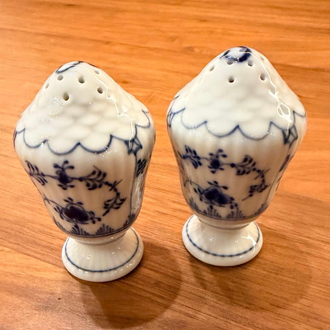ロイヤルコペンハーゲン　 ペッパー＆ソルト ブルーフルーテッド
