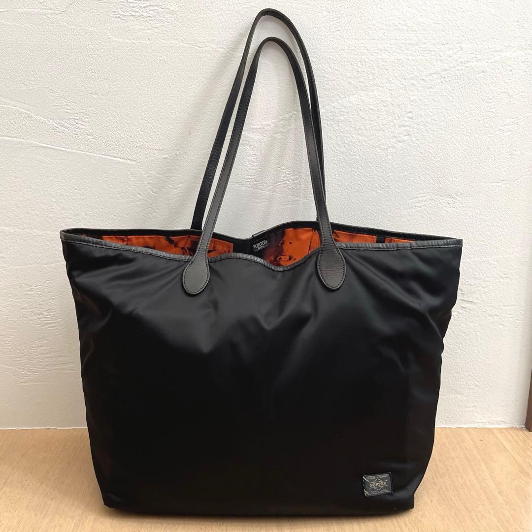STUSSY × PORTER Tote Bag｜Black
