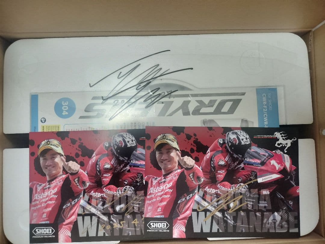 SHOEI 渡辺一馬 ヘルメット レプリカグラフィックモデル Lサイズ