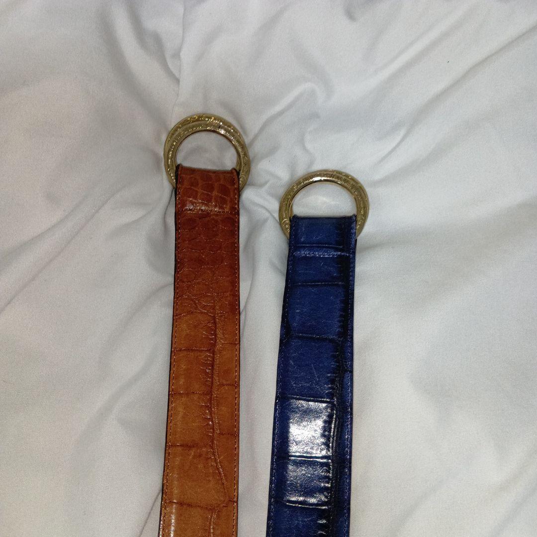 アンドレアダミコ　リングレザーベルト　２本セット