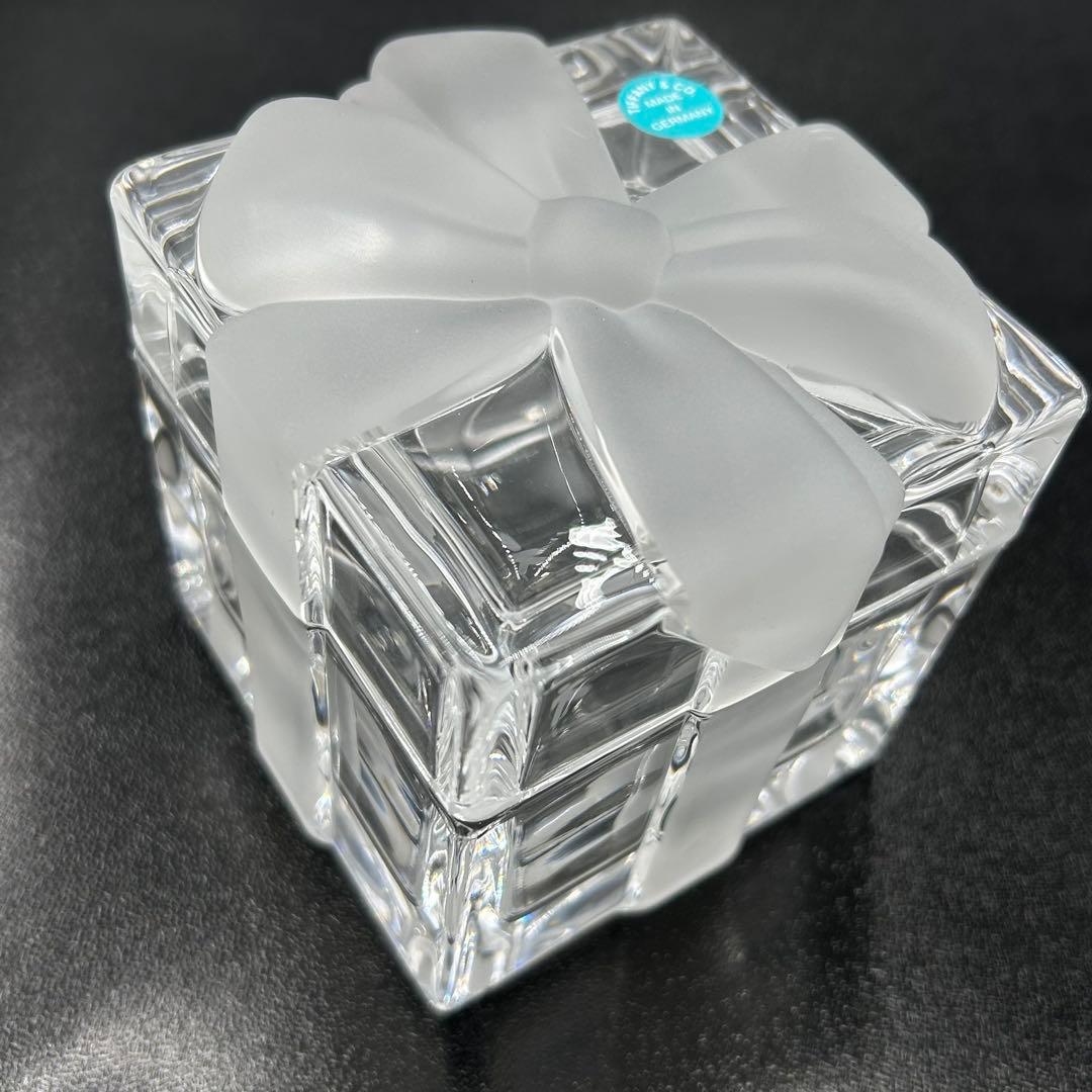 TIFFANY&Co ティファニー クリスタル ボウ ボックスアクセサリーBOX