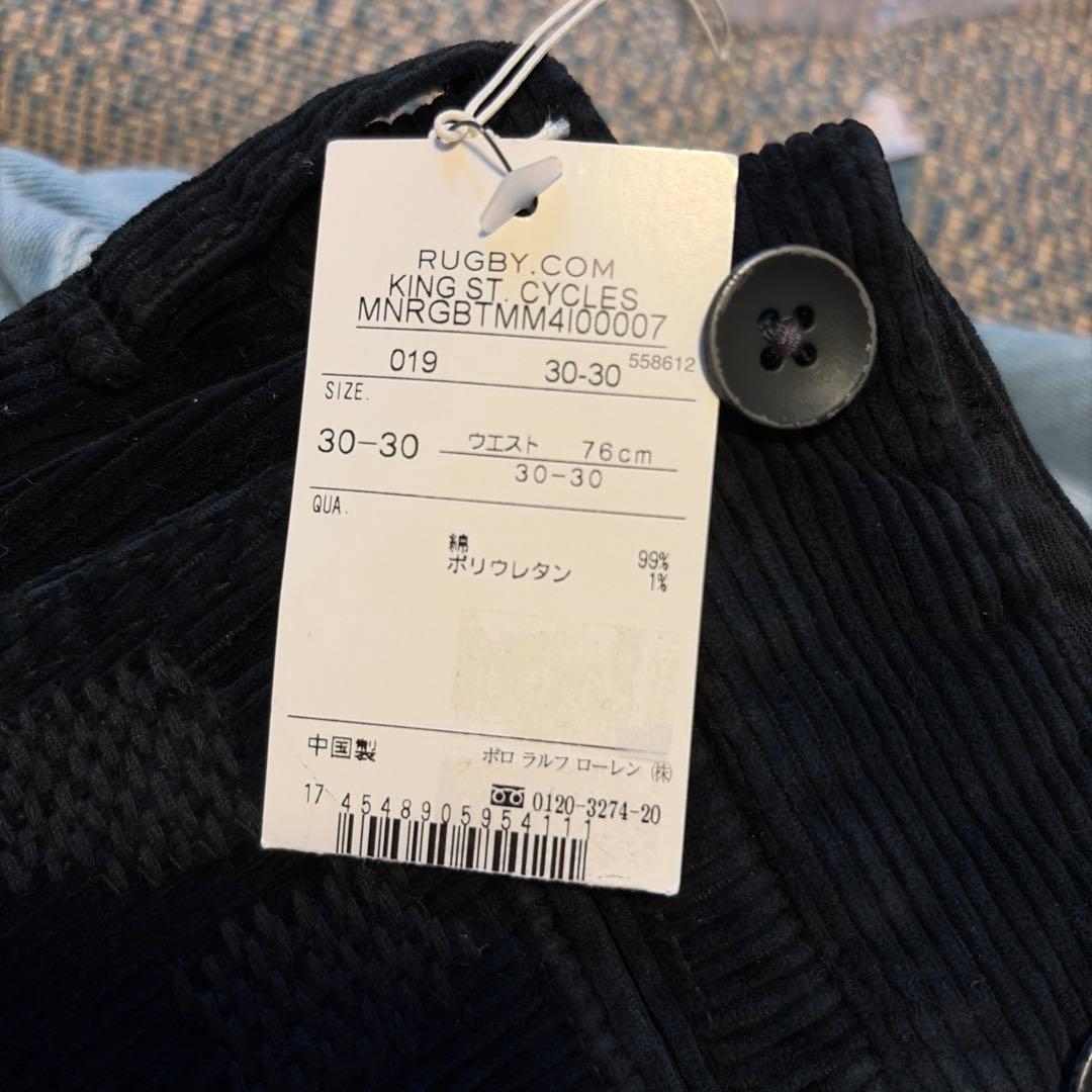 新品未使用品ラグビー コーデュロイパンツ 30-30