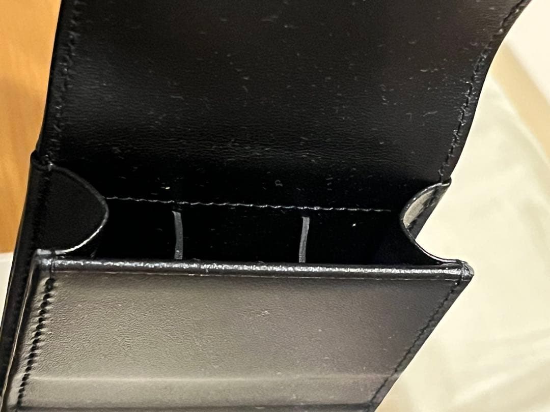 MONT BLANC 　レザーブラックペンケース　14313