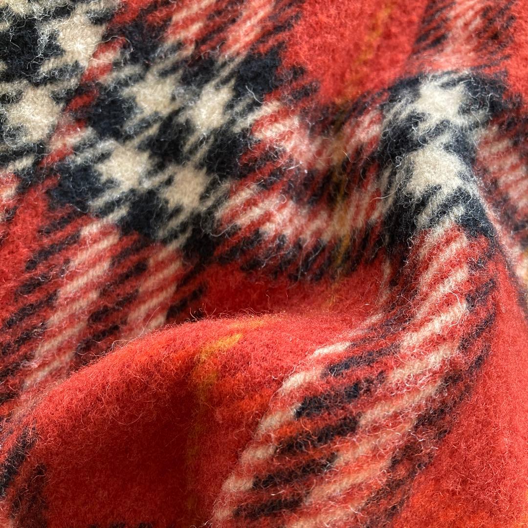 バーバリー ロンドン ブルーレーベル ノバチェック ウールロングコート