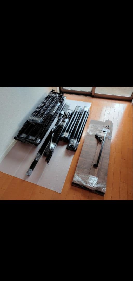 【引き取りのみ】【板橋区】ロフトベッド階段　セミダブル　新品未開封マットレス付き