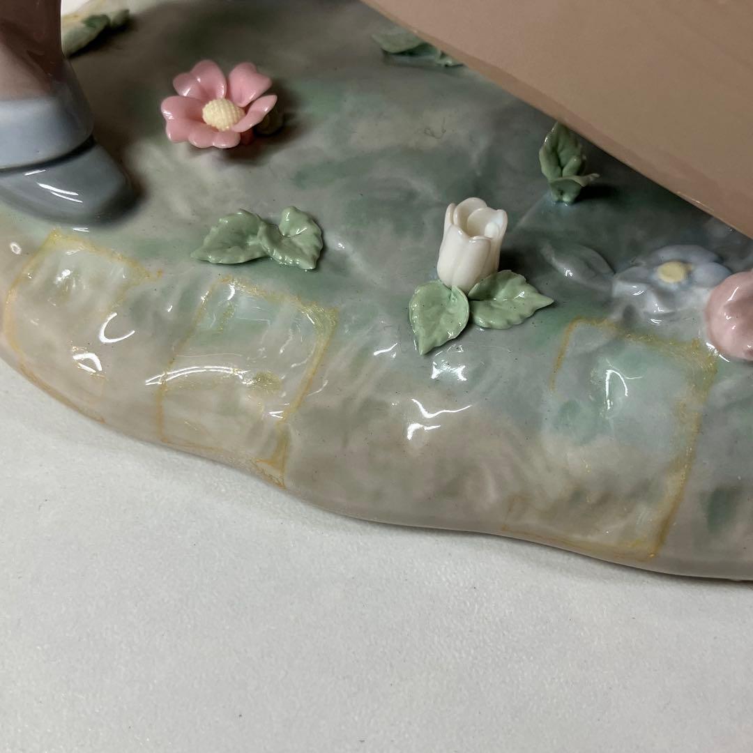 LLADRO リヤドロ 1283 花車を押す少女 箱付