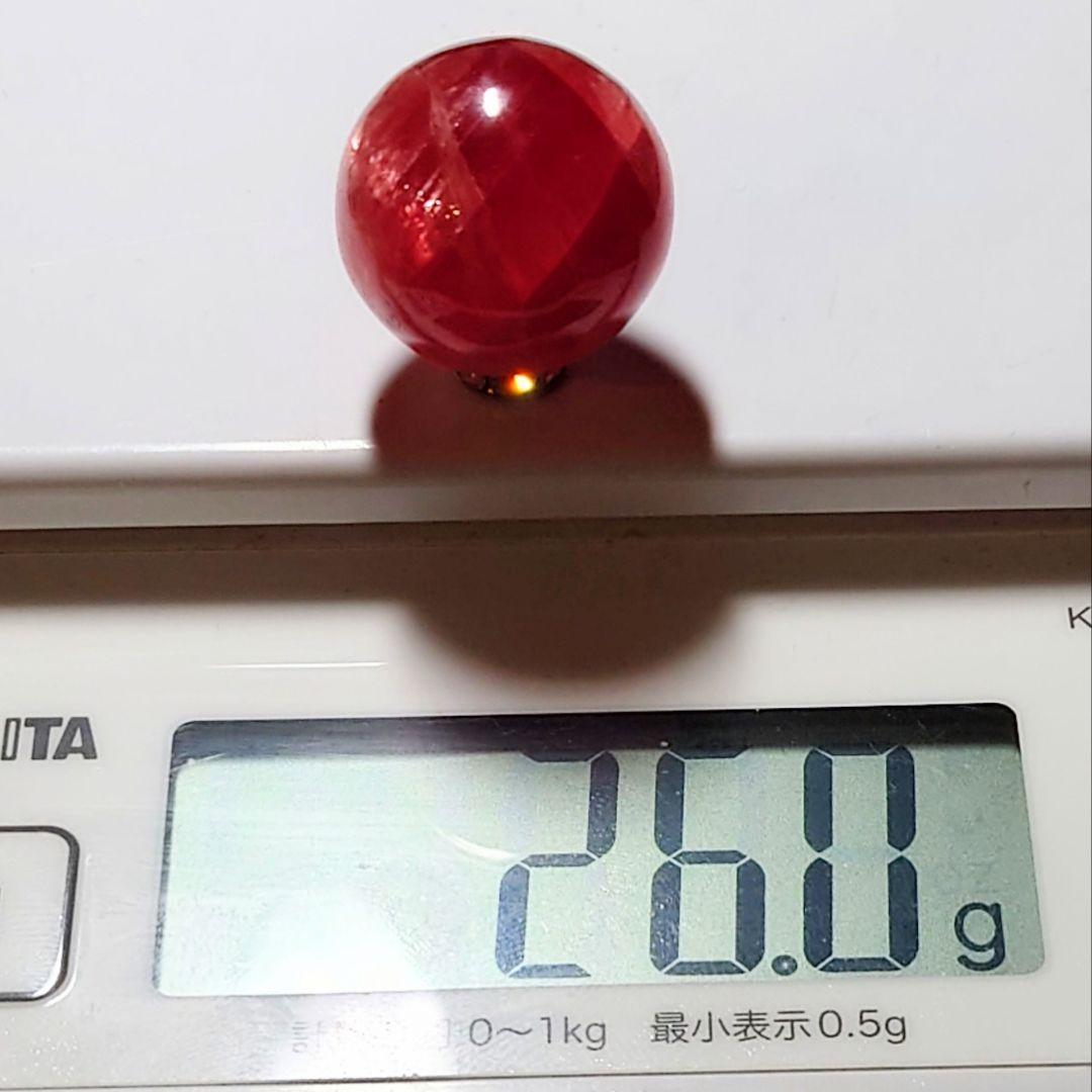 ★絶産！コロラド州スイートホーム鉱山産 インカローズ 23.7ミリ丸玉(SA+)