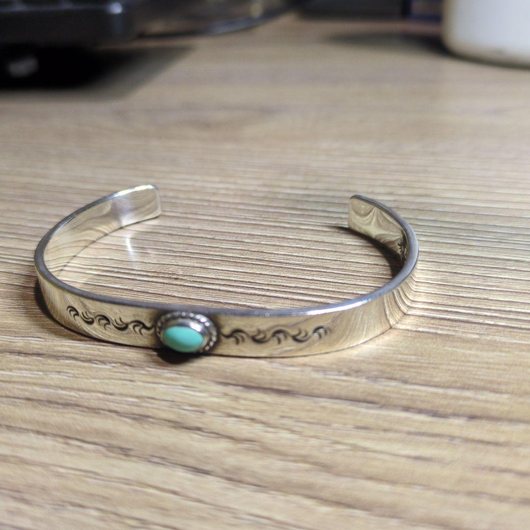 アリゾナフリーダム　バンクル　ターコイズ　シルバー