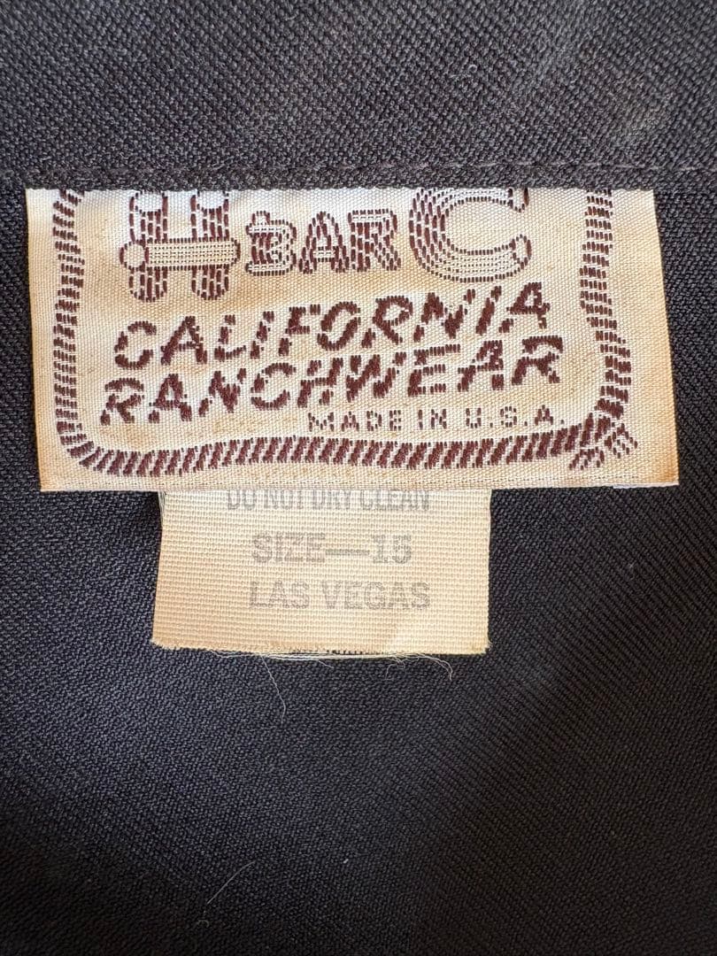 HBARC 50's 60's ロカビリー ウェスタン シャツ上下セット