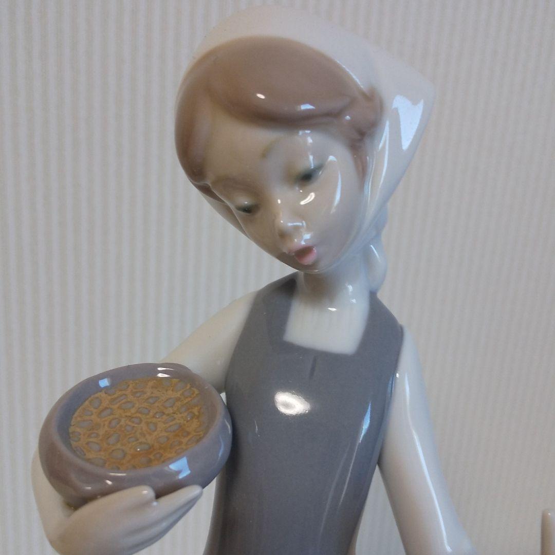 リヤドロLLADRO 少女とアヒル1052