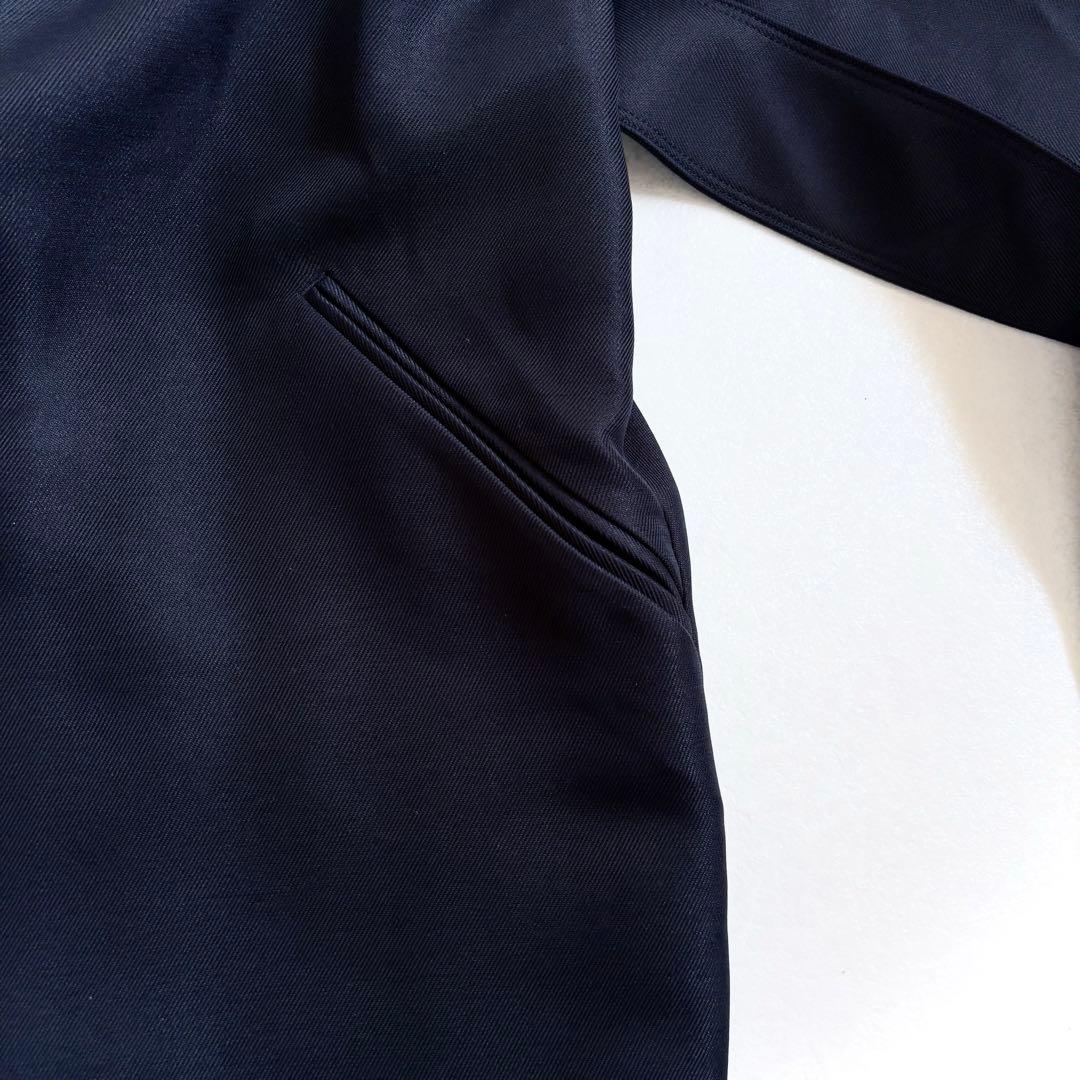 極美品 ノーブル　トリプルクロスラフチェスターコート　ネイビー　36