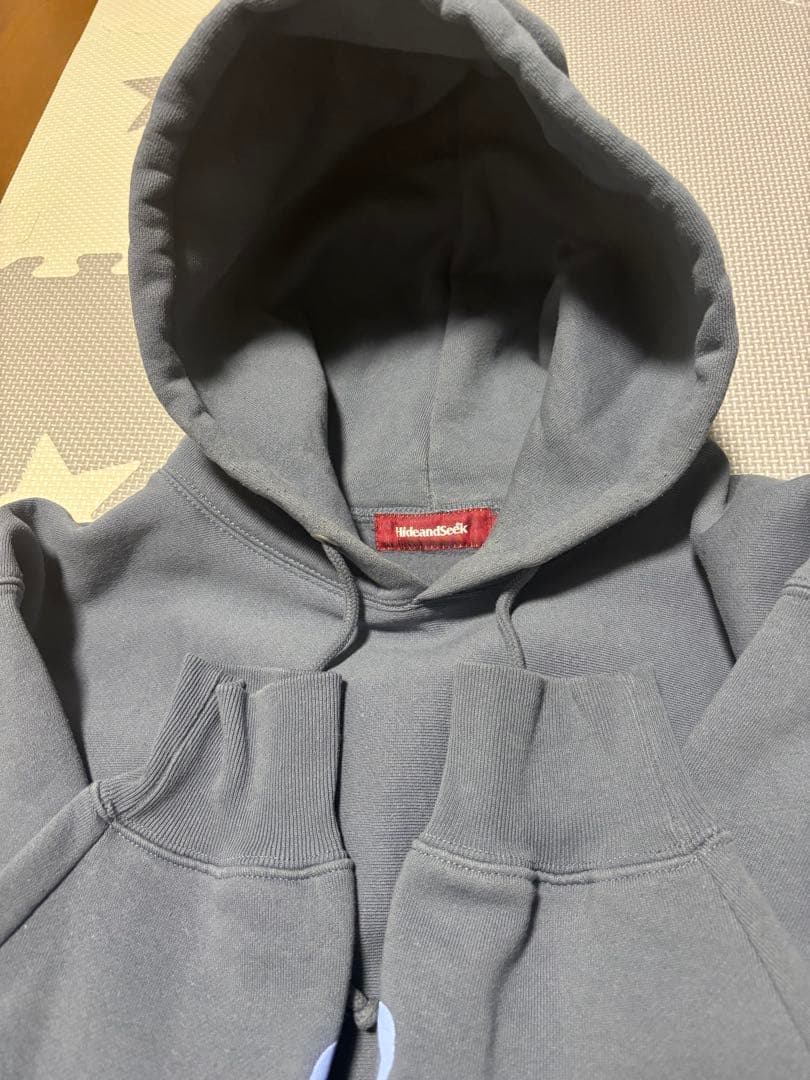 トップス HIDEANDSEEK CarService Hooded D-BLUE L