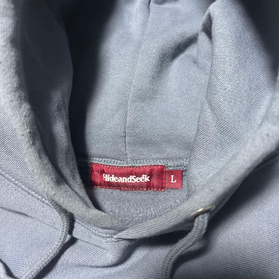 トップス HIDEANDSEEK CarService Hooded D-BLUE L