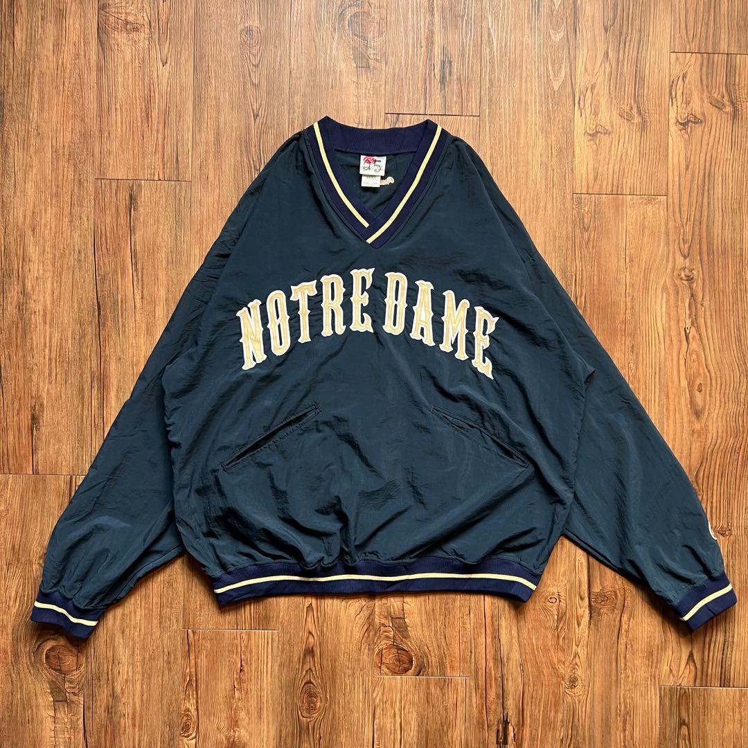 USA製【Rawlings ローリングス】ナイロンプルオーバー ノートルダム大学