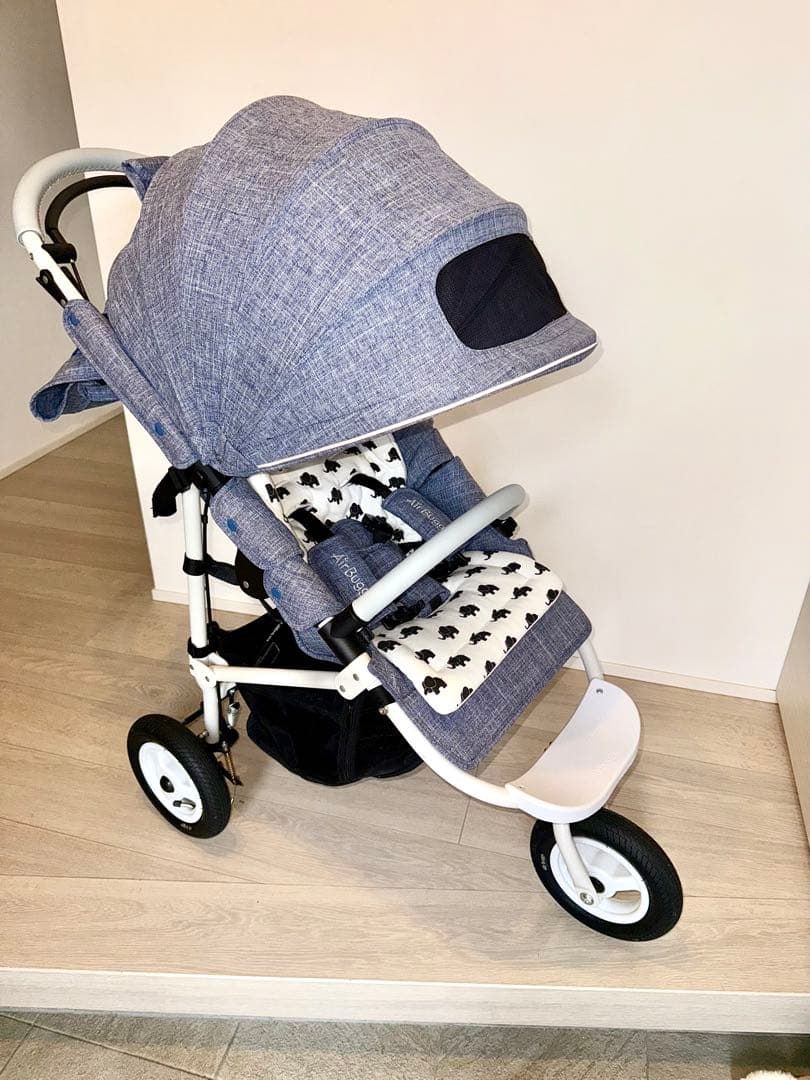 Air buggy coco エアバギーココブレーキEX マットレインカバー付き