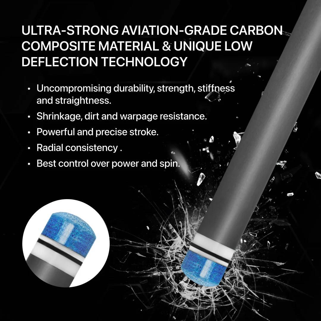 【新品】【Rhino】ラジアル 11.8mm カーボン プールシャフト