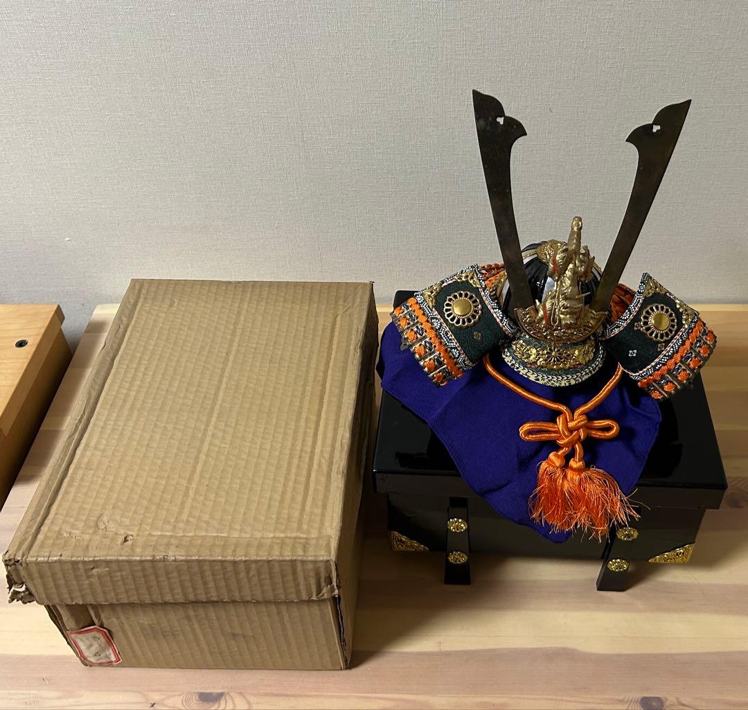 アンティーク　五月人形　兜飾り