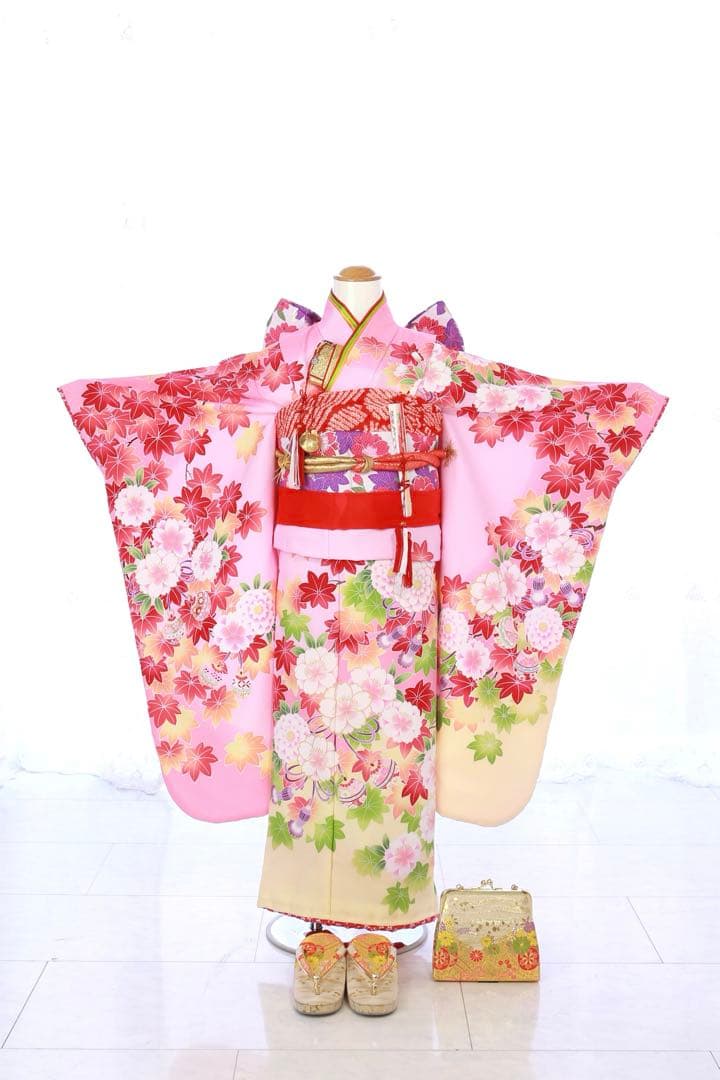 【7歳】七五三　四つ身　着物と帯のみ