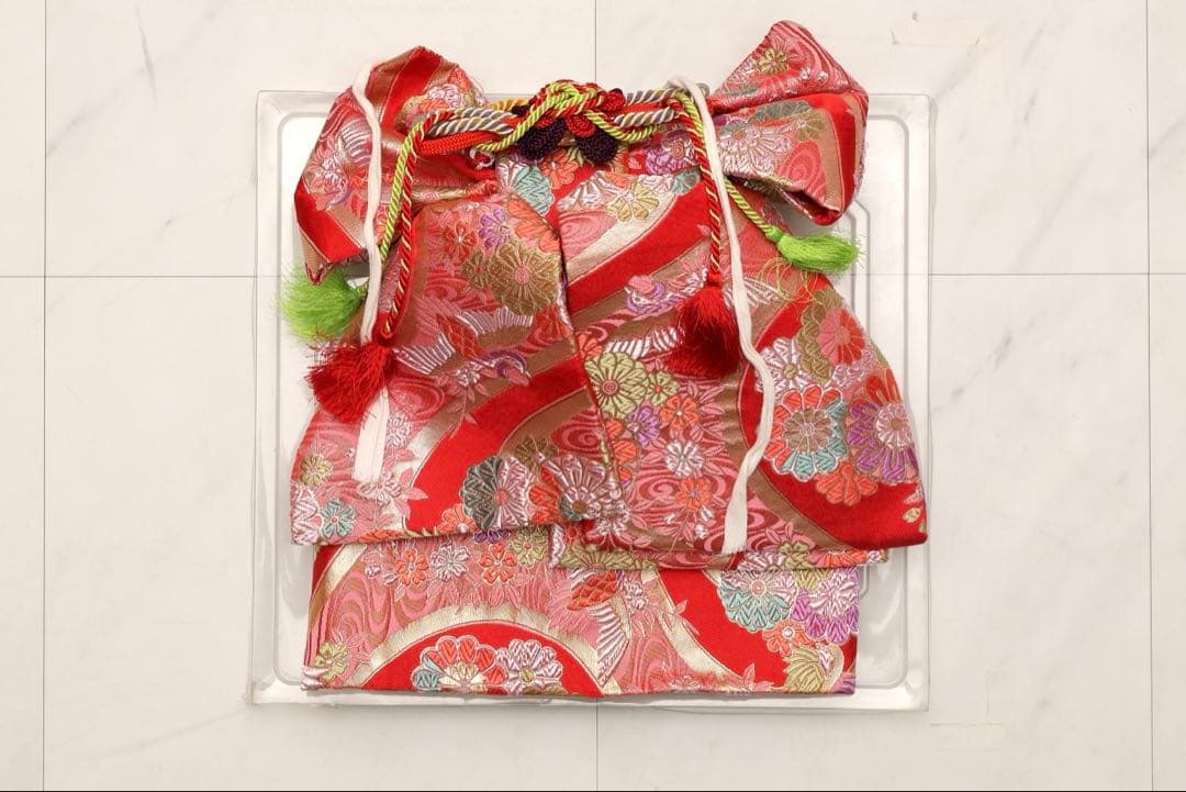 【7歳】七五三　四つ身　着物と帯のみ