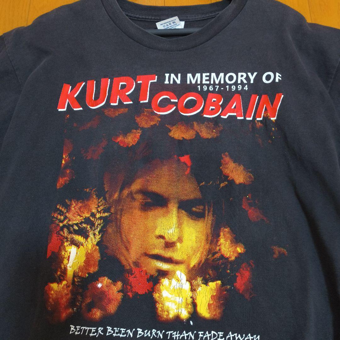 90s カートコバーン 追悼 Tシャツ