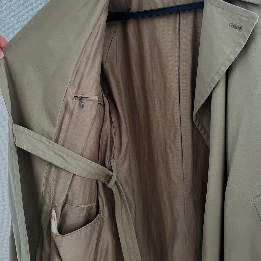 COMOLI タイロッケンコート カーキ