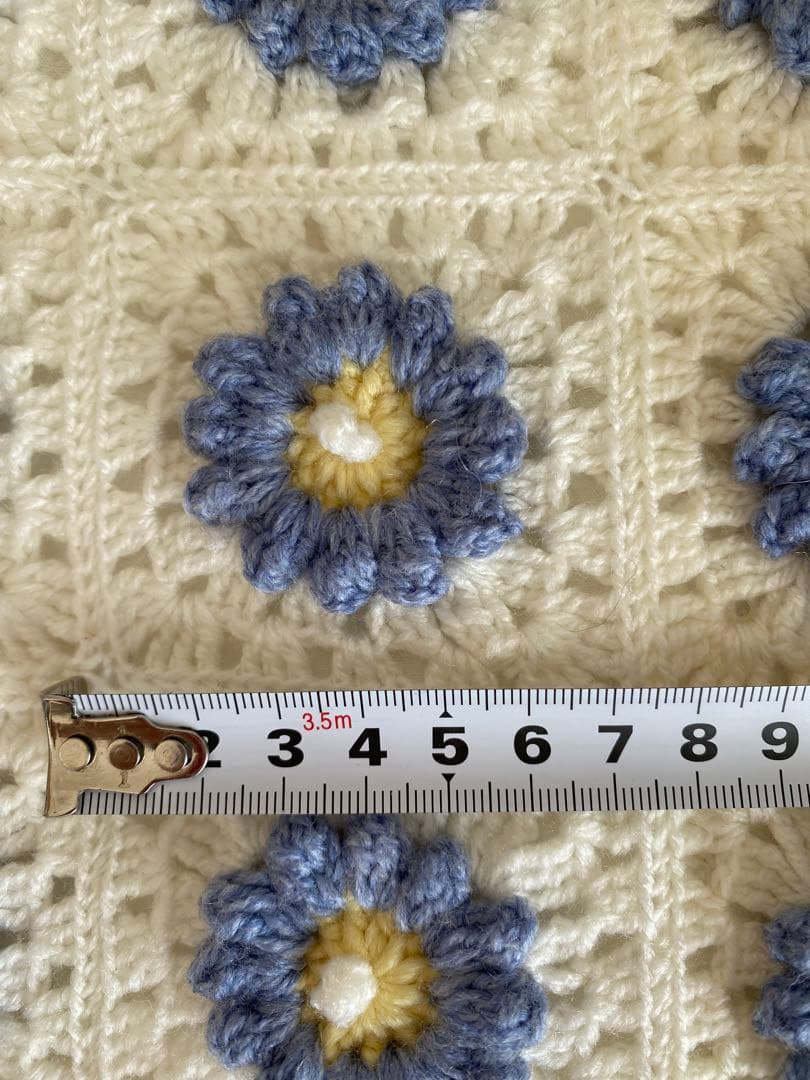 モチーフ編みマルチカバー　大判サイズ