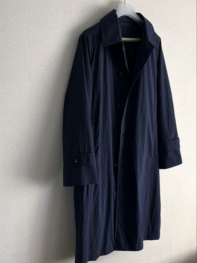 【上質】ステンカラーコート M ネイビー ダントツ撥水 ユナイテッドアローズ