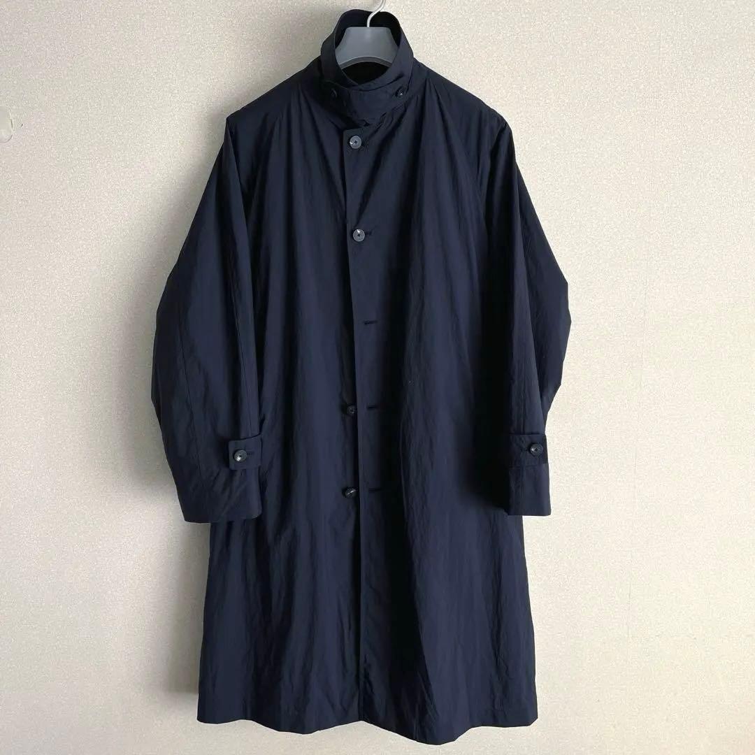 【上質】ステンカラーコート M ネイビー ダントツ撥水 ユナイテッドアローズ