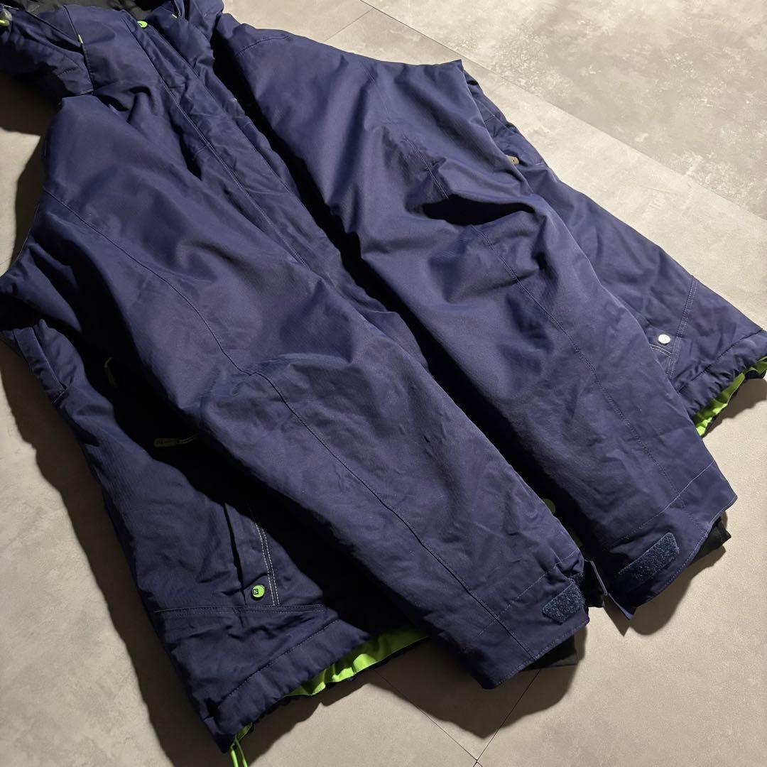 完品 00s SALOMON サロモン マウンテンパーカー パフジャケット　紺色