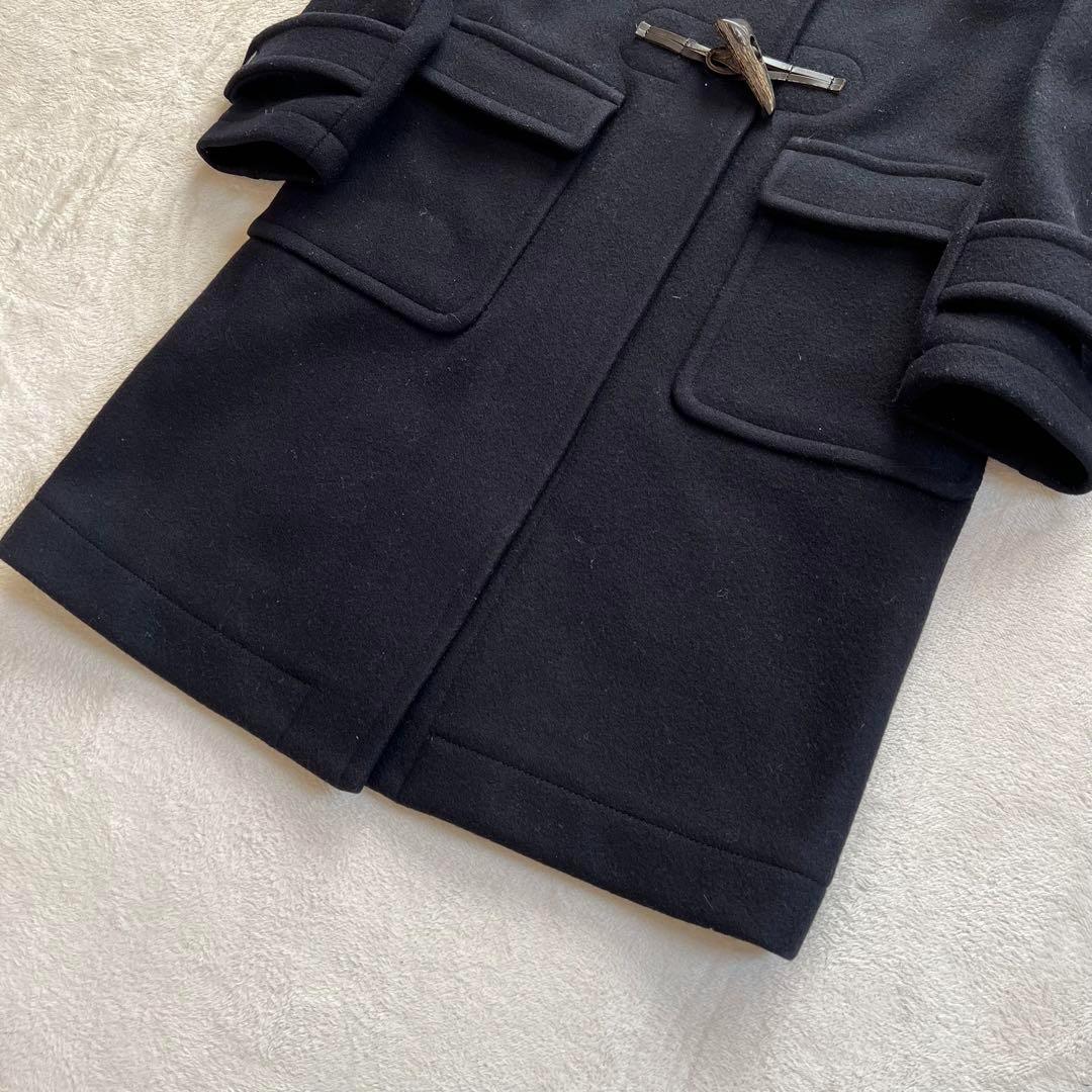 【極美品 定番】HYKE ダッフルコート ロング ネイビー 日本製 ボウルズ 2