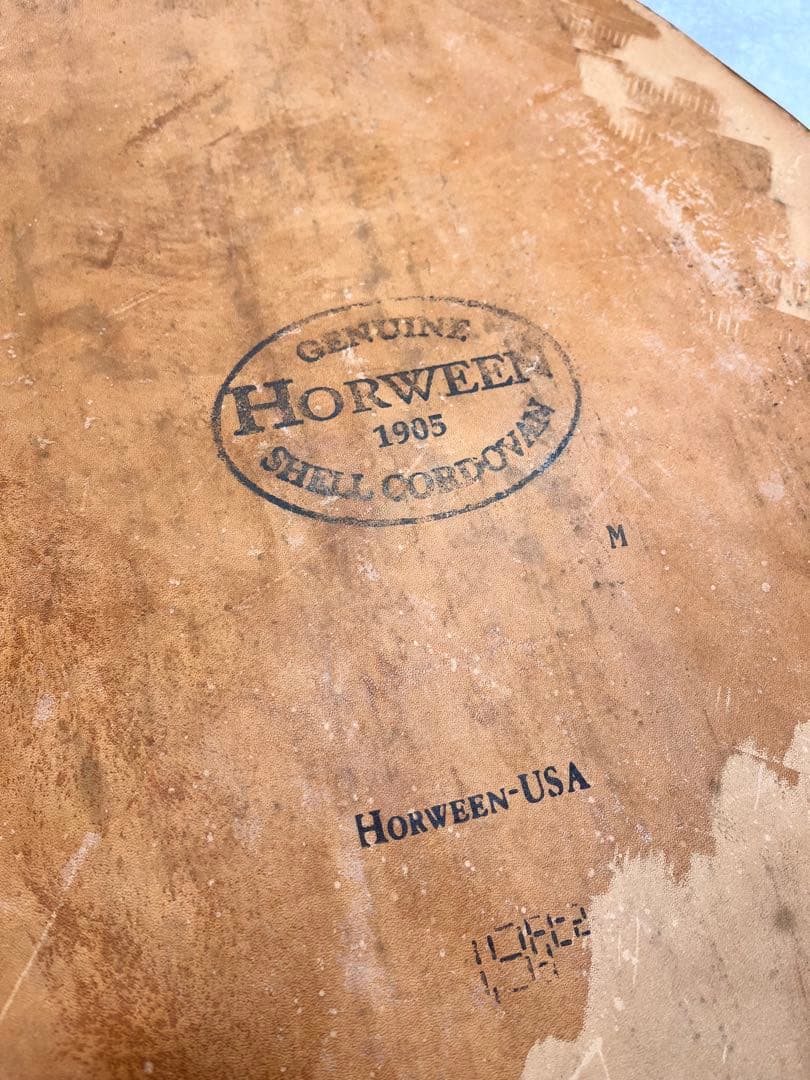 オーダー品　L字ファスナー　ホーウィンシェルコードバン　ナチュラル