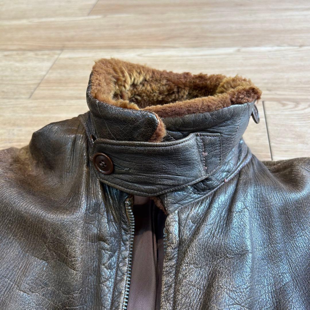 【実物】40's\"U.S.NAVY\"AN6552 G-1 flight jkt