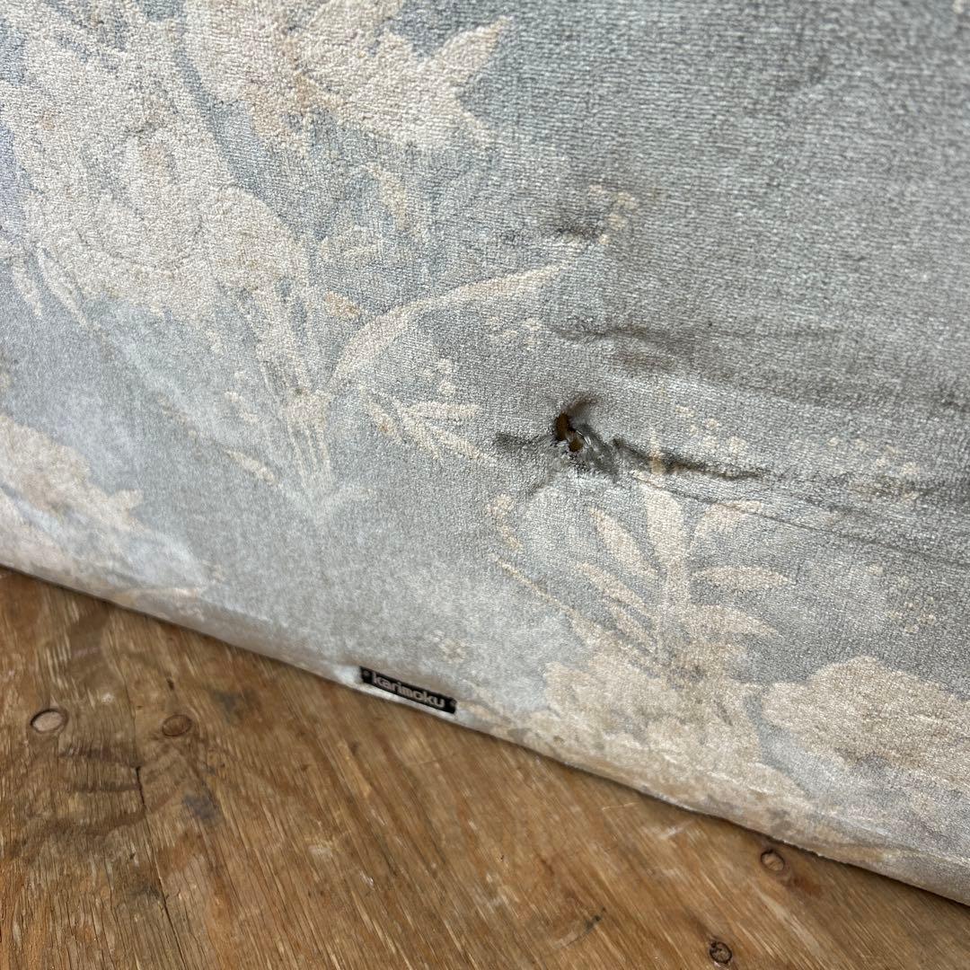 ꧁カリモク家具 karimoku꧂オールドカリモク 金華山織3人掛けソファ 千葉