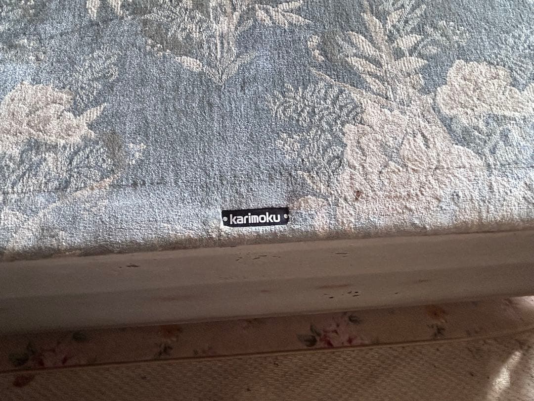 ꧁カリモク家具 karimoku꧂オールドカリモク 金華山織3人掛けソファ 千葉