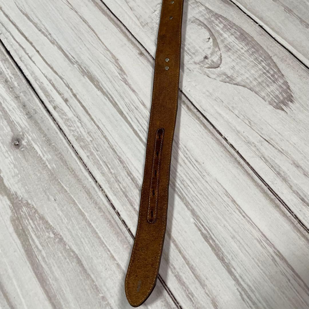 USA製1995年製 希少Justinジャスティン 本革 コンチョ付きベルト