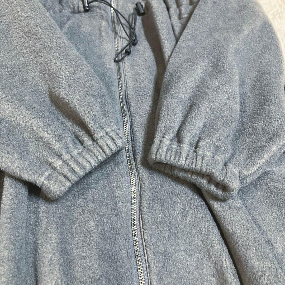 CLOCHE クロシェ フリース ロングワンピース コート ドローコード M