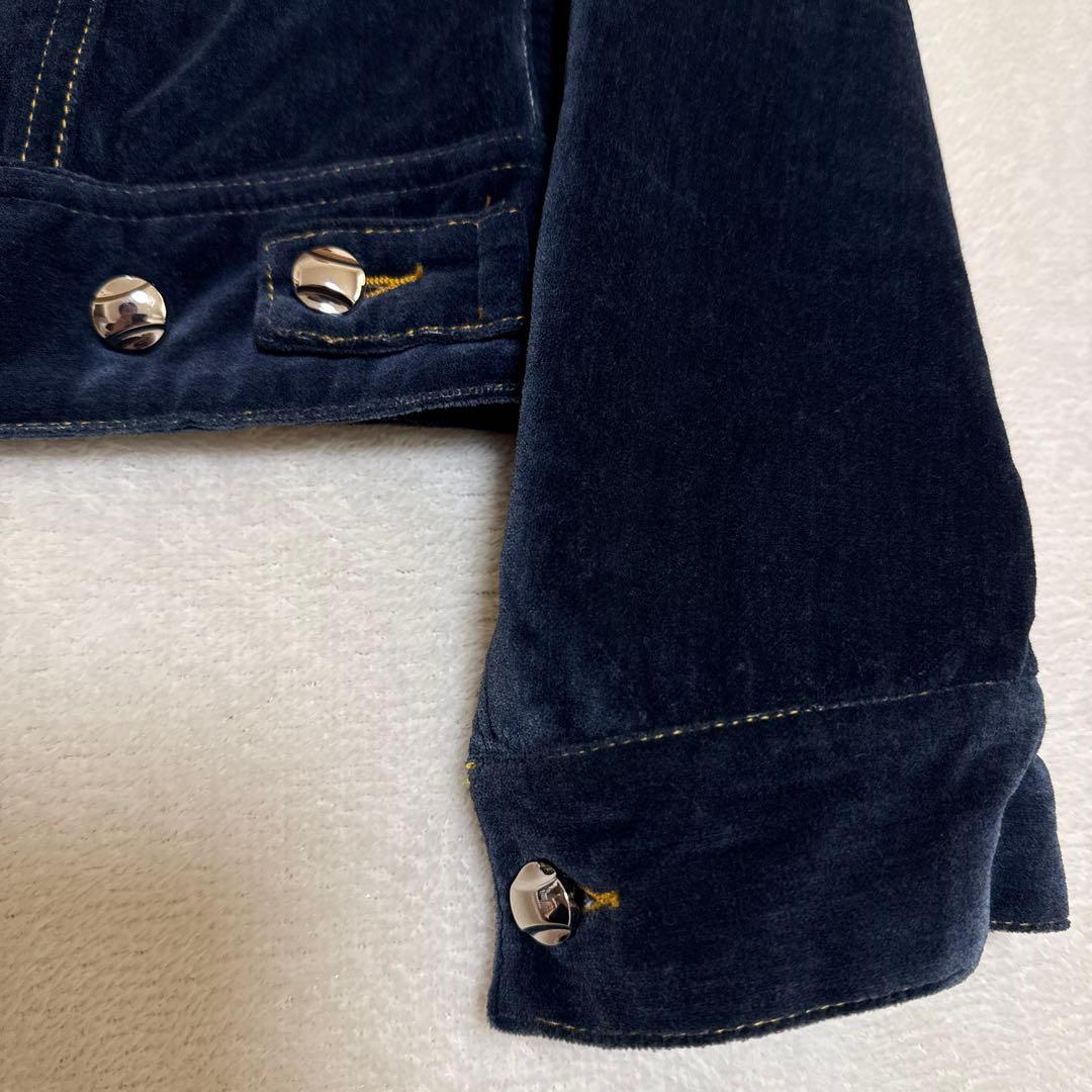 MASU × P.A.A INDIGO VELVET JACKET 46