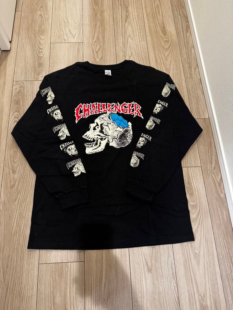 CHALLENGER スカルプリント長袖カットソー