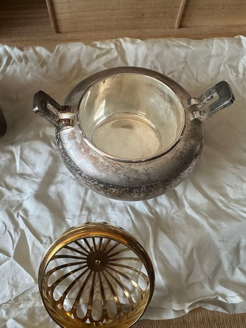 一鶴斎 造 純銀