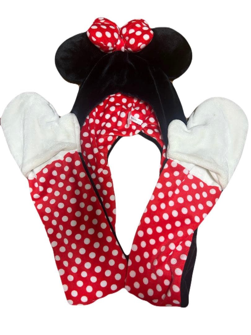 choco ミニーマウス風 マフラーファンキャップ