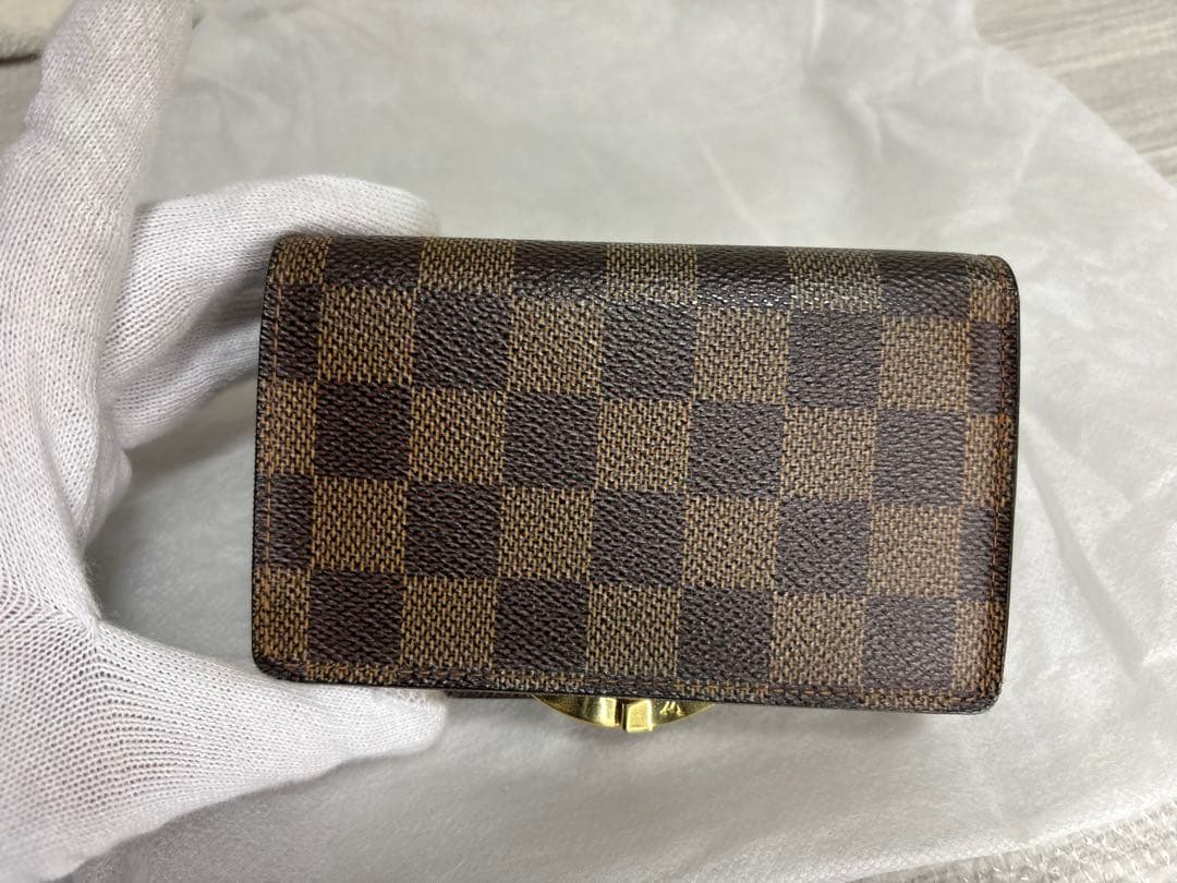 ま*ゆ様 Louis Vuitton ダミエ 二つ折り財布