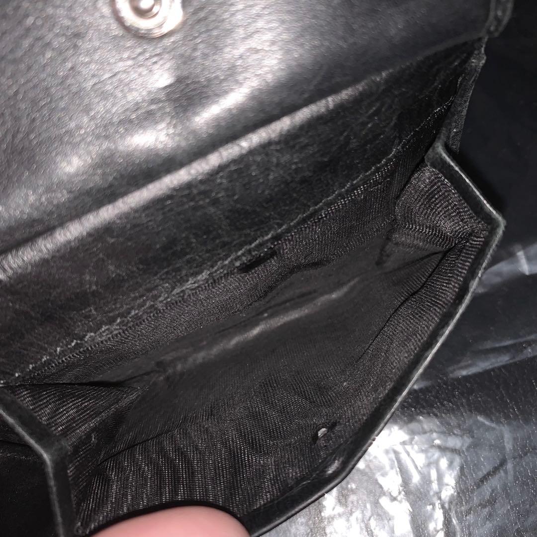 PRADA メンズ 二つ折り財布 ウォレット ロゴプレート 小銭 カード 収納