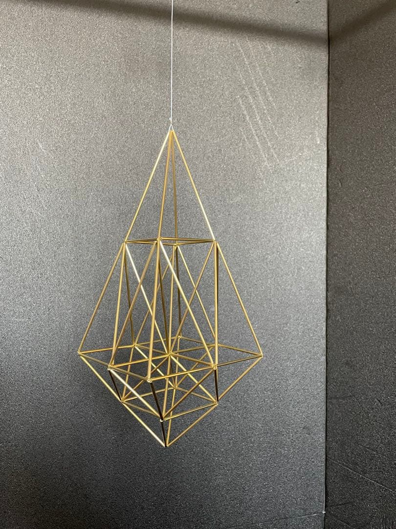 真鍮ヒンメリ　Shizuku-L-2mm ハンドメイド