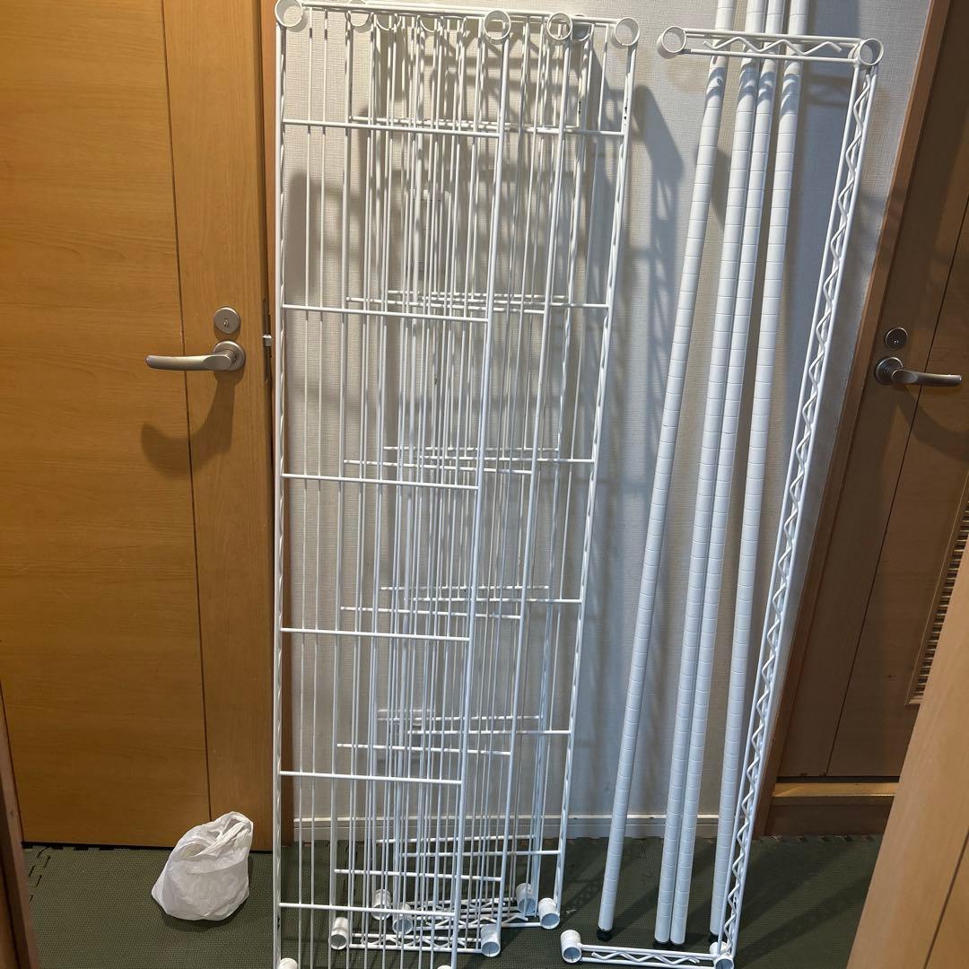 ERECTA 特注ステンレス製スチールラック ホワイト