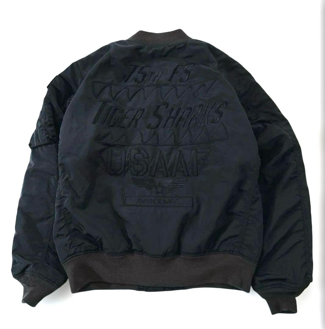 希少XL＊アヴィレックス MA-1 TIGER SHARK フライトジャケット