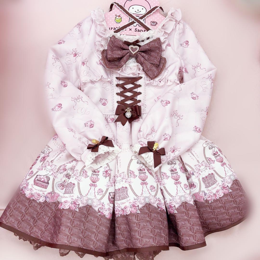 ♡ LIZLISA Melty Chocolate ワンピース ピンク ♡