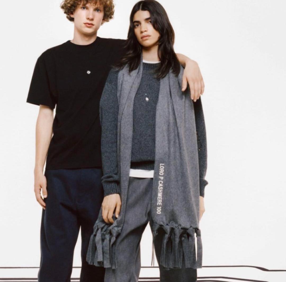 ロロピアーナ x 藤原ヒロシ カシミヤストール Loro Piana マフラー