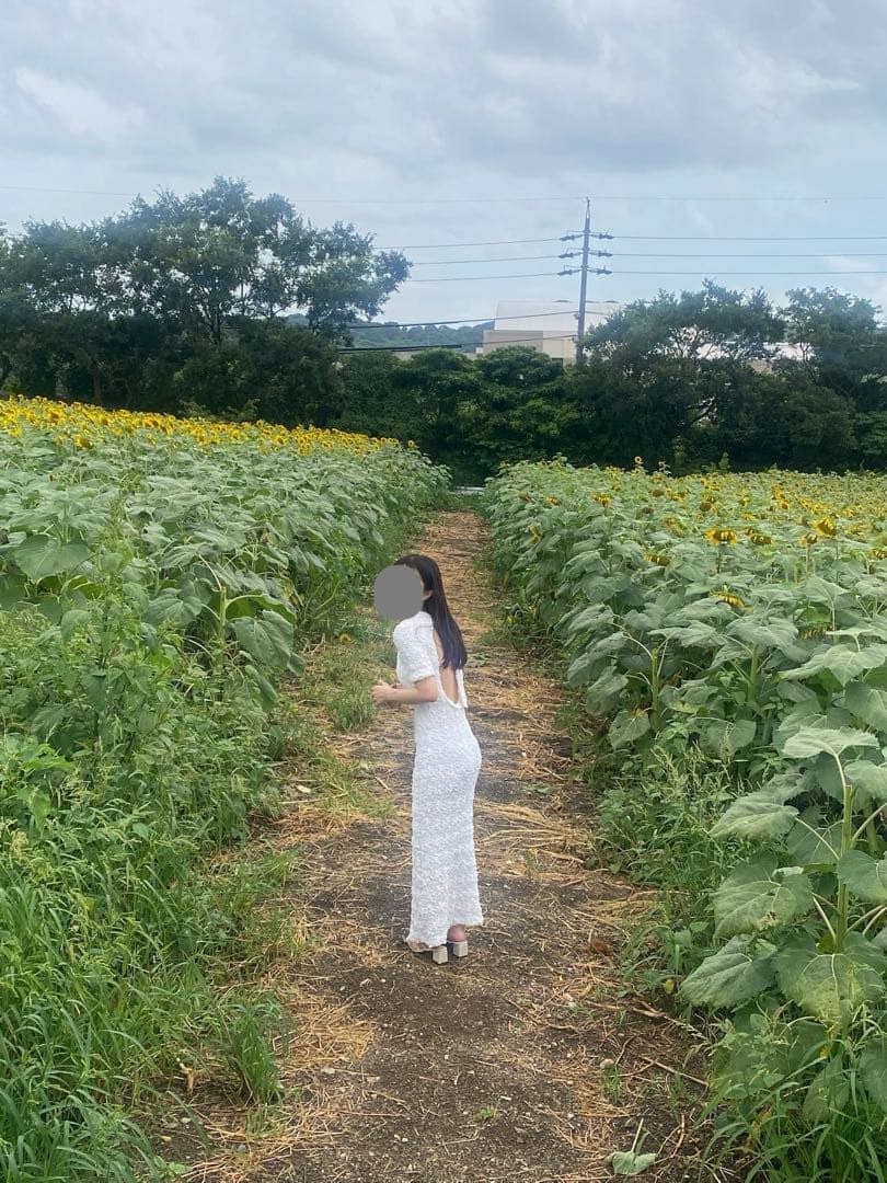 Bibiy. HONEY BEE DRESS ホワイト