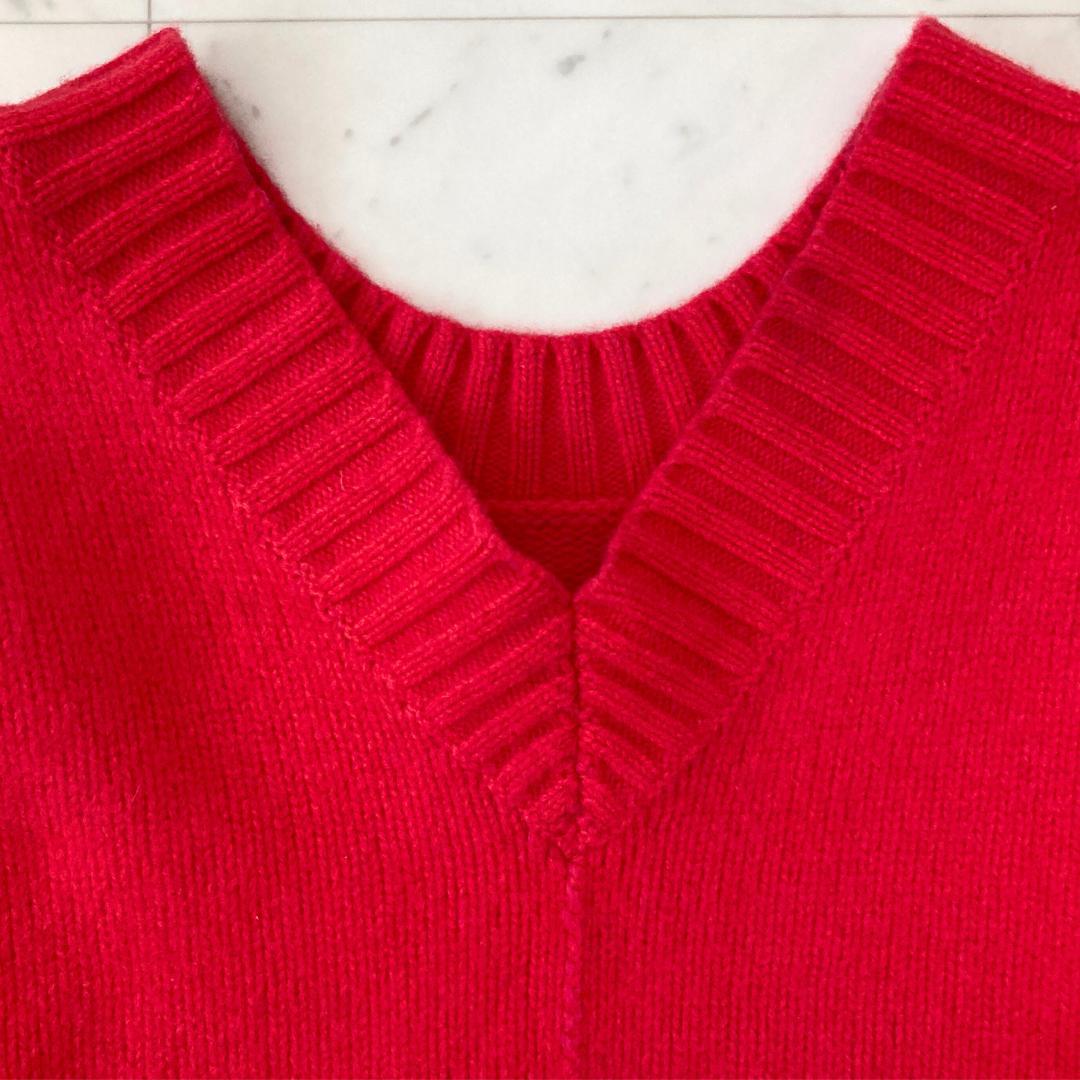 トゥモローランド　カシミヤウール　ショートニット　2way ピンク